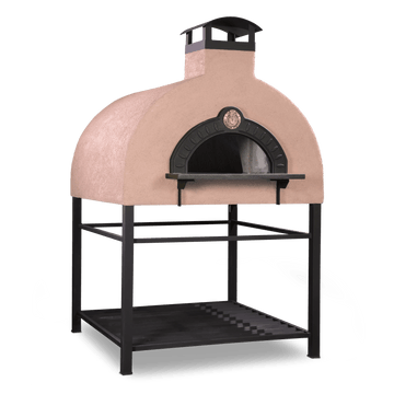 Fiero Casa Etna Pizza Oven, Wood or Gas Fired, Rustic Stucco Finish, Countertop or Freestanding