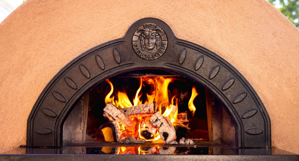 Fiero Casa Pizza Oven Etna Wood Fired or Gas Fired Quattro Custom Pizza Oven with Rustic Stucco Finish (Countertop or Freestanding Options)