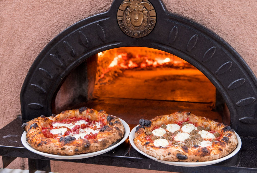 Fiero Casa Pizza Oven Etna Wood Fired or Gas Fired Quattro Custom Pizza Oven with Rustic Stucco Finish (Countertop or Freestanding Options)