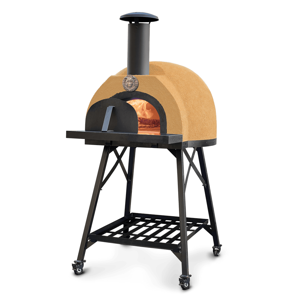 Orto One Pizza Oven with Rustic Stucco Finish Firefly Pizza Ovens