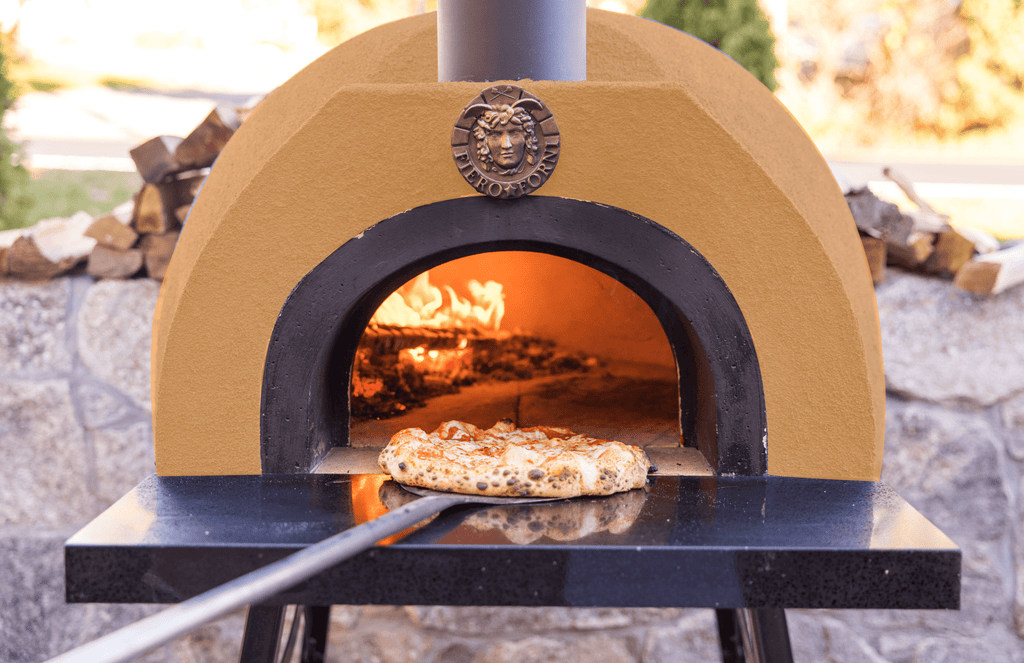 Orto One Pizza Oven with Rustic Stucco Finish Firefly Pizza Ovens