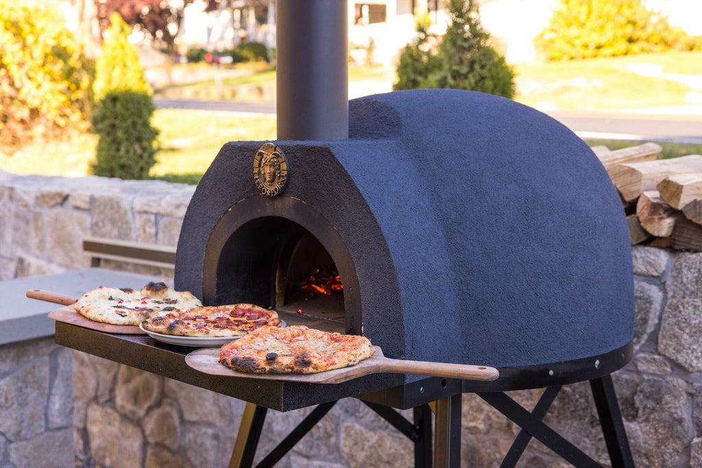 Orto One Pizza Oven with Rustic Stucco Finish Firefly Pizza Ovens