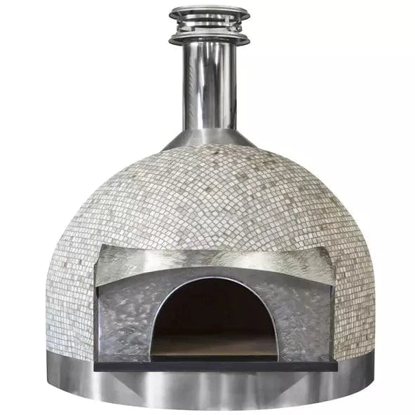 Forno Piombo Pizza Makers & Ovens 90 / Ivory / Stainless Palazzo Handmade Custom Brick Oven