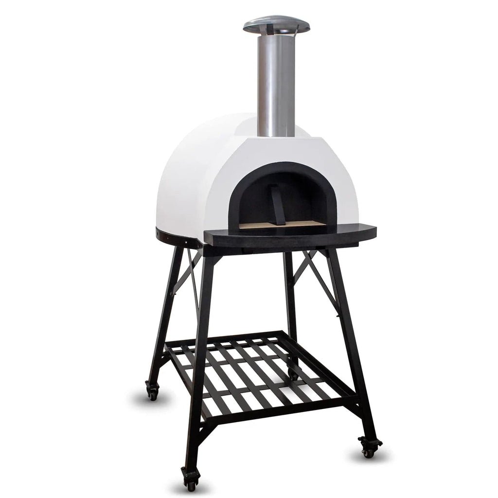 Forno Piombo Pizza Makers & Ovens Santino 60 White / With Shelf and Stand SANTINO 60 REFRACTORY CEMENT PIZZA OVENS