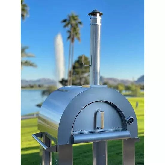 Kokomo Grills Pizza Makers & Ovens Kokomo 32” Wood Fired Stainless Steel Pizza Oven