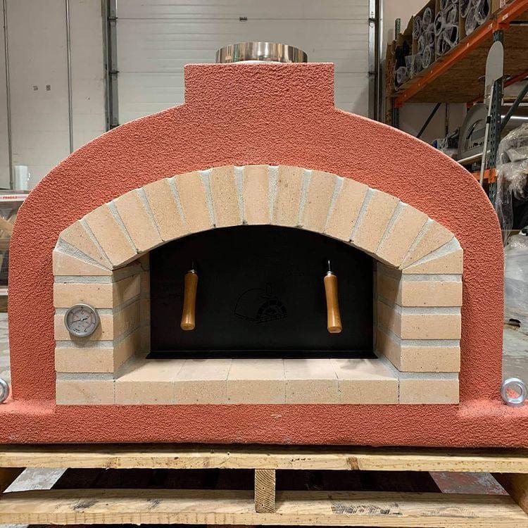 ProForno Pizza Oven Native Red / Matte Black Metal Door Mediterranean Pro Wood Fired or Hybrid Option