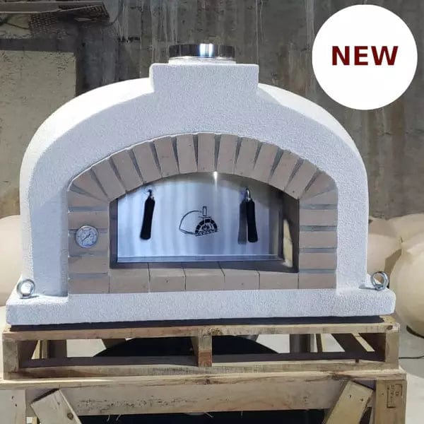 ProForno Pizza Oven Native White / Stainless Steel Door Mediterranean Pro Wood Fired or Hybrid Option