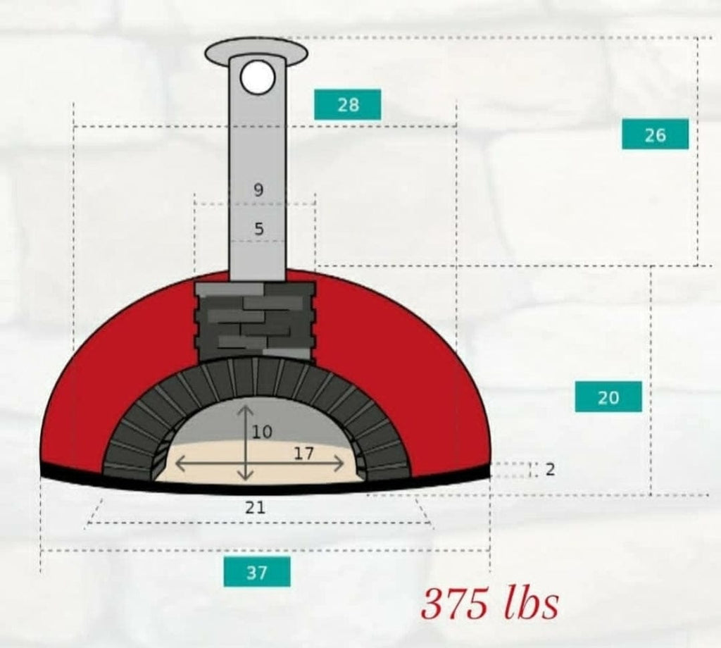 ProForno Pizza Oven Tonio Portable Pizza Oven - Wood Fired or Hybrid Option