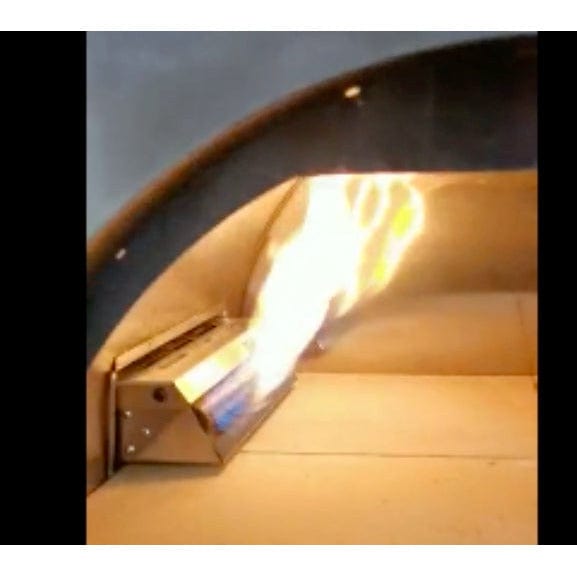 WPPO Pizza Makers & Ovens Black Hybrid Oven Traditional Wood Fired Pizza Oven 25" With Color and Hybrid options