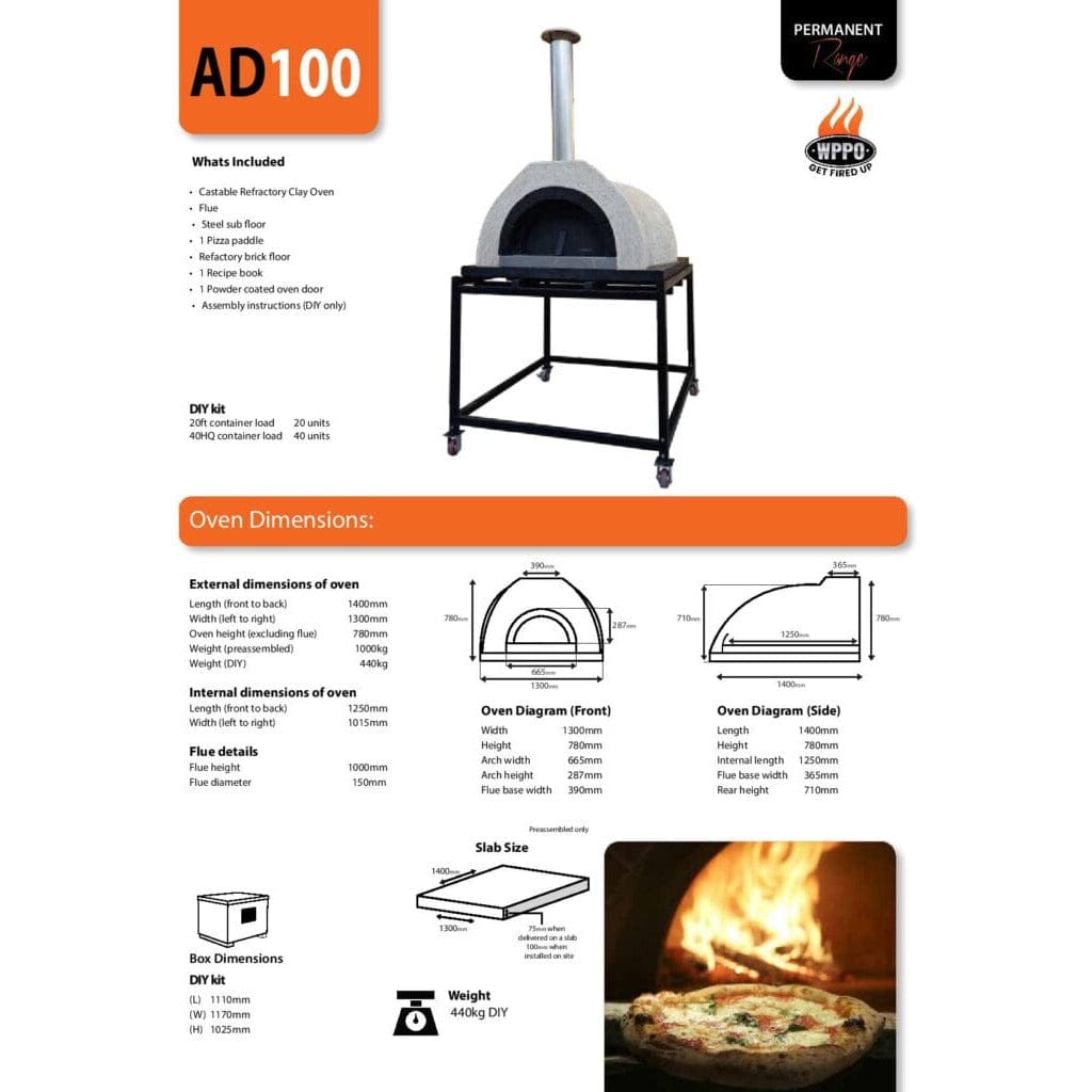 WPPO Pizza Makers & Ovens DIY Tuscany Oven Kit