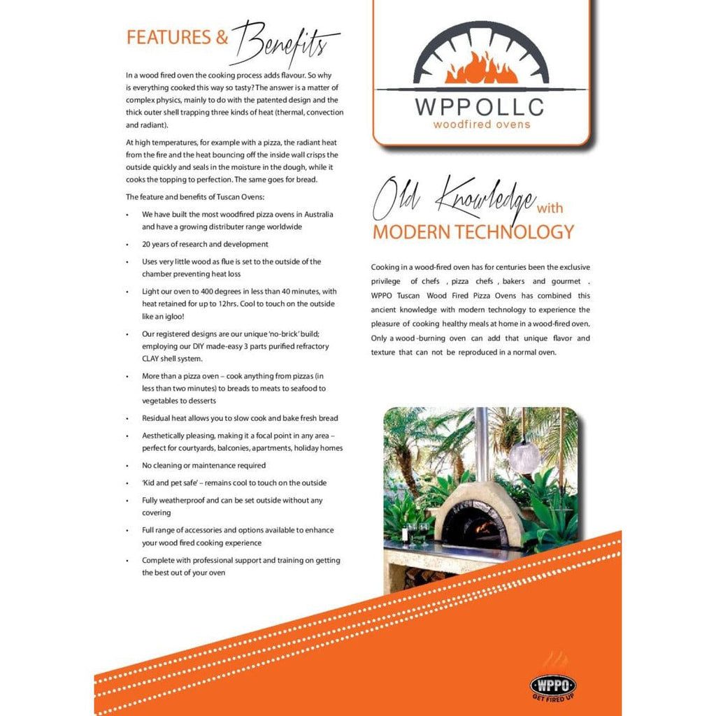 WPPO Pizza Makers & Ovens DIY Tuscany Oven Kit