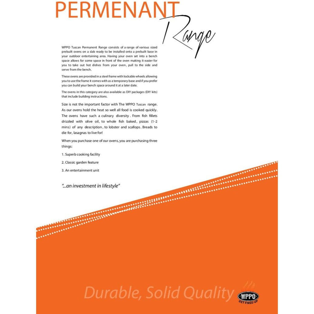 WPPO Pizza Makers & Ovens DIY Tuscany Oven Kit