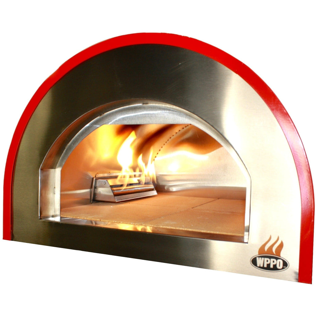 WPPO Pizza Makers & Ovens Red Hybrid Oven Traditional Wood Fired Pizza Oven 25" With Color and Hybrid options