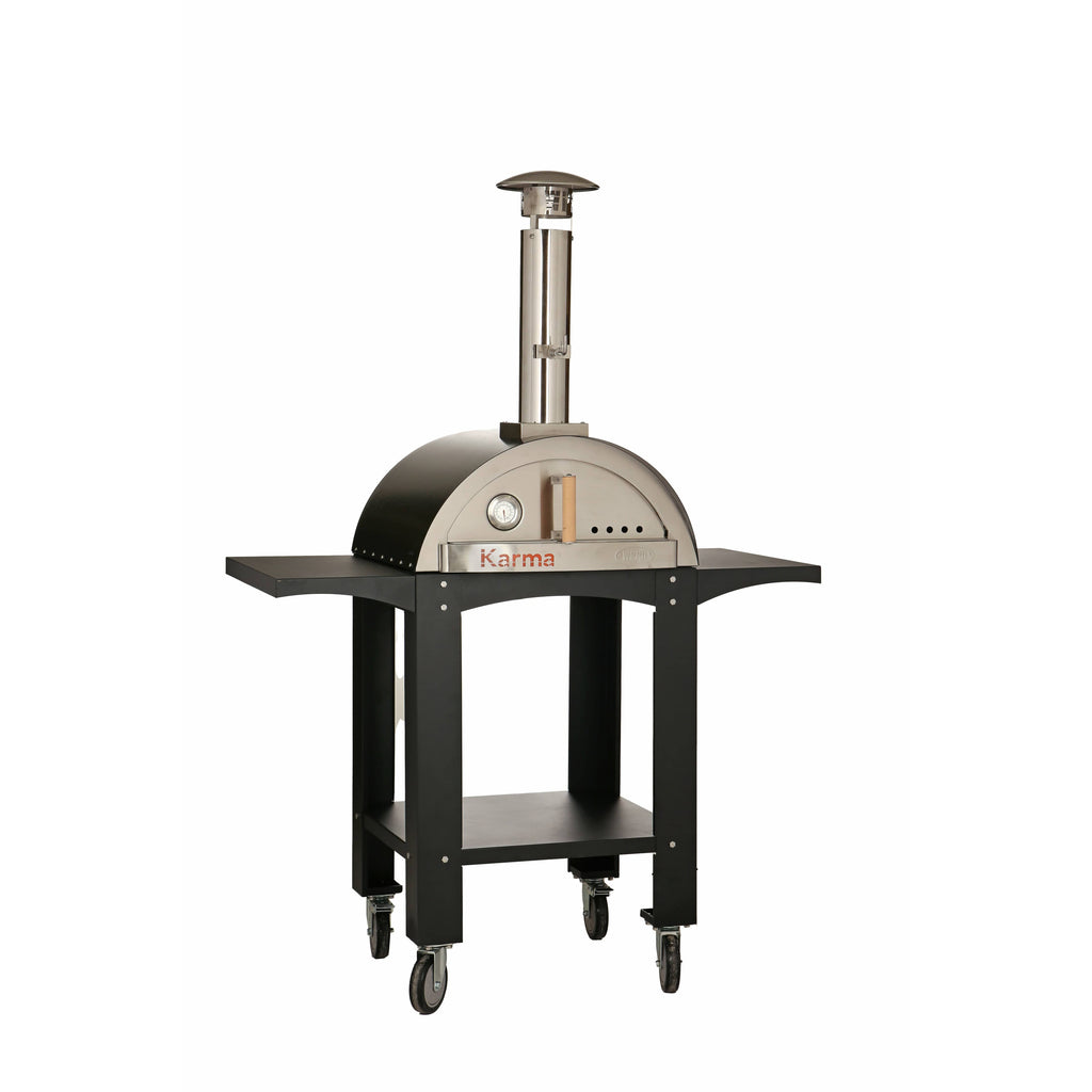WPPO Pizza Makers & Ovens WOOD FIRED PIZZA OVEN, KARMA 25 - COLORED OVENS WITH STAND
