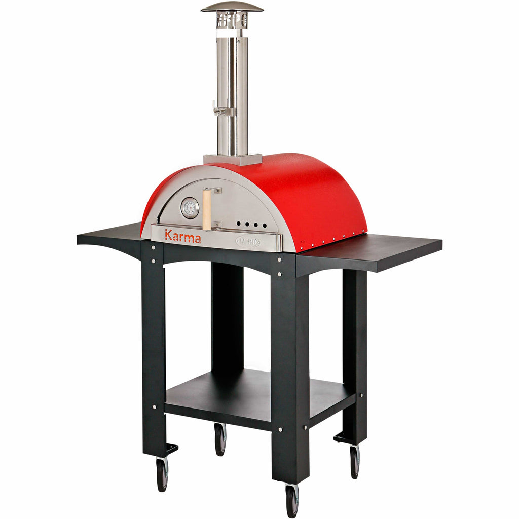 WPPO Pizza Makers & Ovens WOOD FIRED PIZZA OVEN, KARMA 25 - COLORED OVENS WITH STAND